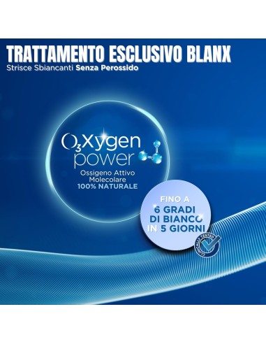 blanx oxygen power strisce sbiancanti - 10 pezzi - trattamento 5 giorni: tuttocasashop.live: igiene e cura della persona