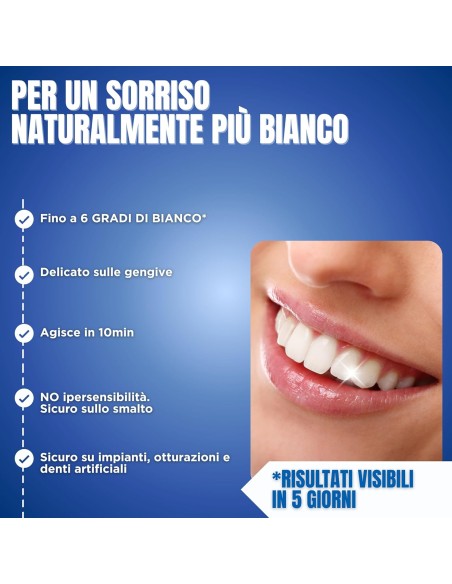 blanx oxygen power strisce sbiancanti - 10 pezzi - trattamento 5 giorni: tuttocasashop.live: igiene e cura della persona