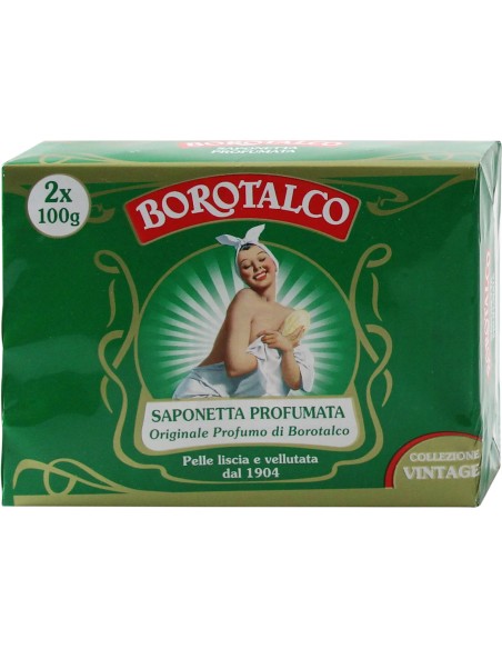 borotalco saponetta profumata - 2 pezzi da 100 grammi - original: tuttocasashop.live: igiene e cura della persona