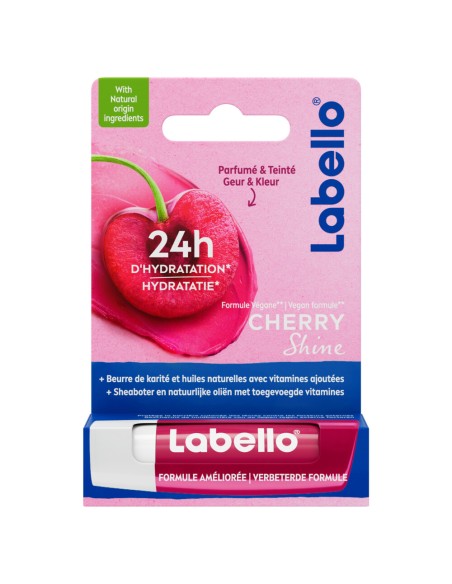labello balsamo labbra - 5.5ml - 4.8g - cherry shine - ciliegia: tuttocasashop.live: igiene e cura della persona