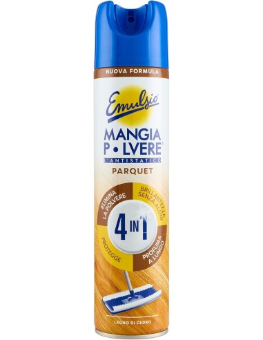 emulsio mangiapolvere l'antistatico spray 4in1 300ml - parquet: tuttocasashop.live: pulizia e cura della casa