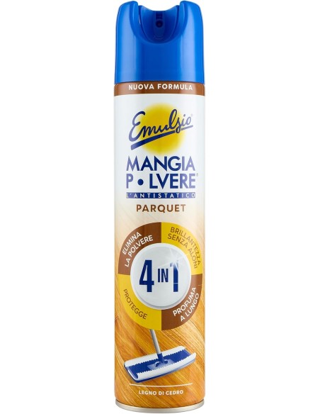 emulsio mangiapolvere l'antistatico spray 4in1 300ml - parquet: tuttocasashop.live: pulizia e cura della casa