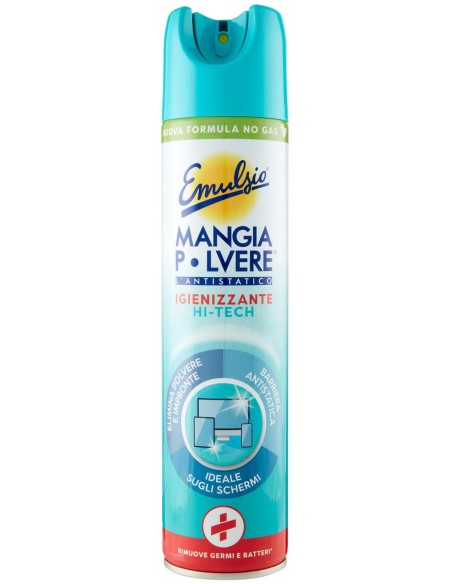 emulsio mangiapolvere l'antistatico spray 4in1 300ml - igienizzante: tuttocasashop.live: pulizia e cura della casa