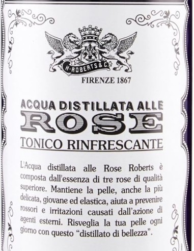 acqua distillata alle rose roberts - tonico rinfrescante - 300ml: tuttocasashop.live: igiene e cura della persona