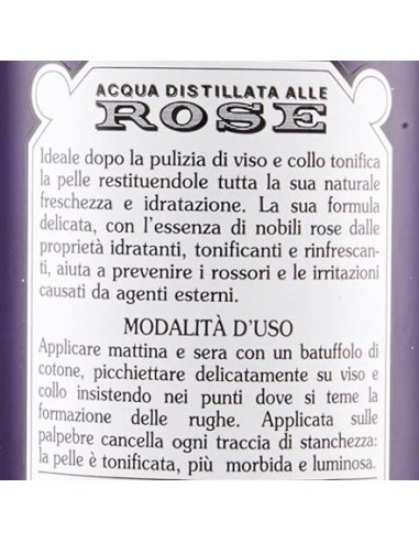 acqua distillata alle rose roberts - tonico rinfrescante - 300ml: tuttocasashop.live: igiene e cura della persona