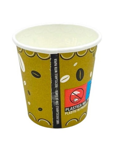 itaca' bicchieri caffe' monouso in carta da 75ml - 50 pezzi: tuttocasashop.live: carta & monouso