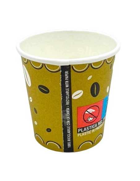 itaca' bicchieri caffe' monouso in carta da 75ml - 50 pezzi: tuttocasashop.live: carta & monouso