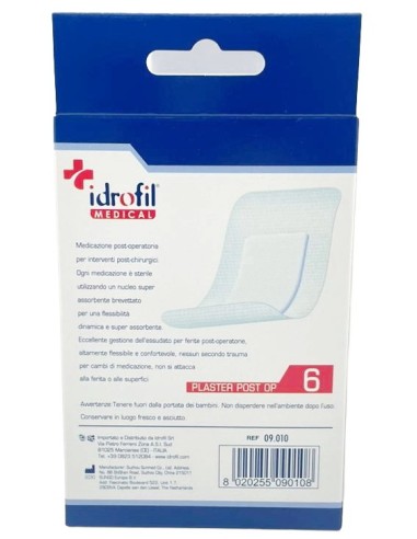 idrofil cerotto plaster post operatorio 2.5cm impermeabile - 6 pezzi: tuttocasashop.live: igiene e cura della persona