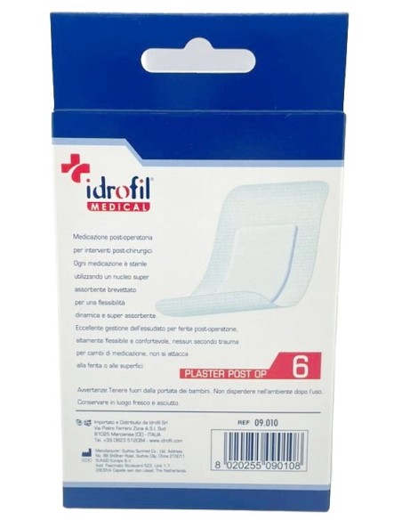 idrofil cerotto plaster post operatorio 2.5cm impermeabile - 6 pezzi: tuttocasashop.live: igiene e cura della persona