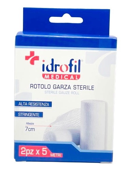 idrofil garza sterile alta resistenza - 7cm - 5 metri - 2 rotoli: tuttocasashop.live: igiene e cura della persona