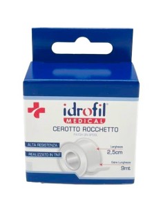idrofil cerotto rocchetto medicazioni bianco - 2.5cm - 9 metri: tuttocasashop.live: igiene e cura della persona