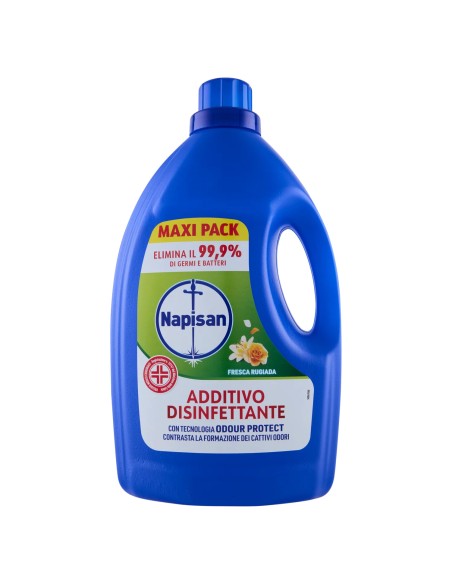 napisan additivo liquido igienizzante bucato - maxi pack 2200ml - rugiada: tuttocasashop.live: prodotti per bucato e tessuti