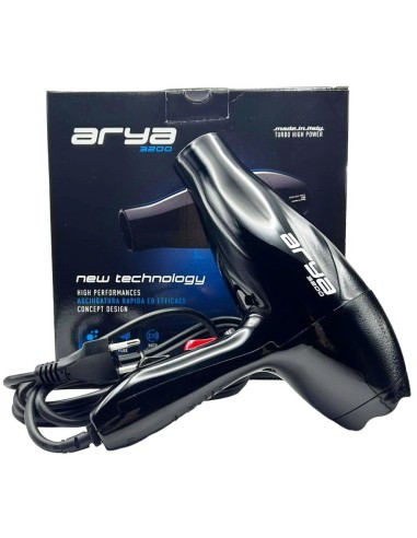 arya 3200 phon asciugacapelli professionale 1800w - con 2 becchi diffusori: tuttocasashop.live: altro - bazar