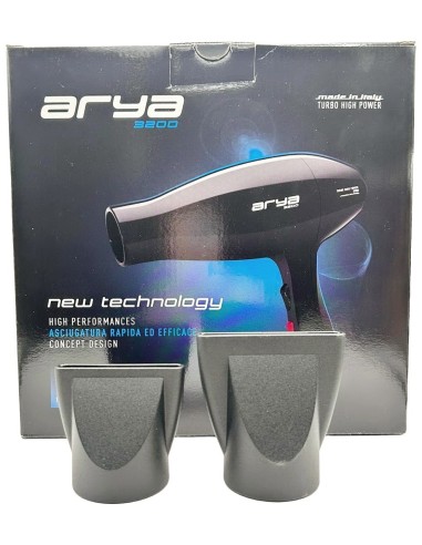 arya 3200 phon asciugacapelli professionale 1800w - con 2 becchi diffusori: tuttocasashop.live: altro - bazar