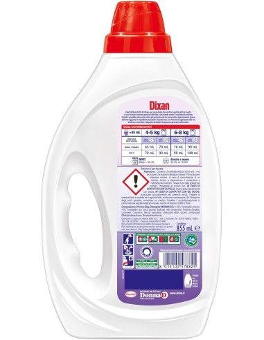 dixan detersivo lavatrice liquido 19 lavaggi - 885ml - lavanda: tuttocasashop.live: prodotti per bucato e tessuti