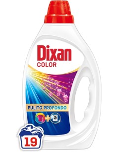 dixan detersivo lavatrice liquido 19 lavaggi - 885ml - color - capi colorati: tuttocasashop.live: prodotti per bucato e tessuti