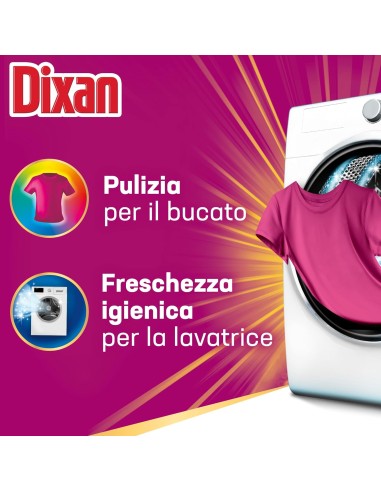 dixan detersivo lavatrice liquido 19 lavaggi - 885ml - color - capi colorati: tuttocasashop.live: prodotti per bucato e tessuti