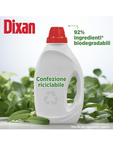 dixan detersivo lavatrice liquido 19 lavaggi - 885ml - color - capi colorati: tuttocasashop.live: prodotti per bucato e tessuti
