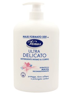venus detergente intimo e corpo - maxi 500ml - ultra delicato - malva: tuttocasashop.live: igiene e cura della persona