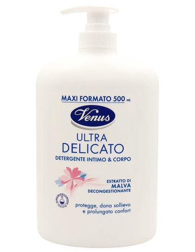venus detergente intimo e corpo - maxi 500ml - ultra delicato - malva: tuttocasashop.live: igiene e cura della persona