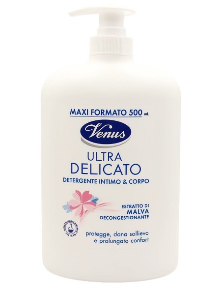 venus detergente intimo e corpo - maxi 500ml - ultra delicato - malva: tuttocasashop.live: igiene e cura della persona