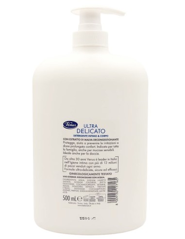 venus detergente intimo e corpo - maxi 500ml - ultra delicato - malva: tuttocasashop.live: igiene e cura della persona