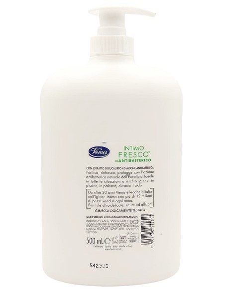 venus detergente intimo - maxi 500ml - fresco con antibatterico - eucalipto: tuttocasashop.live: igiene e cura della persona