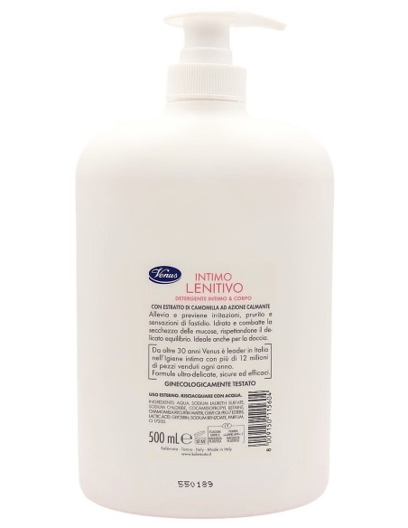 venus detergente intimo - maxi 500ml - lenitivo - camomilla - calmante: tuttocasashop.live: igiene e cura della persona