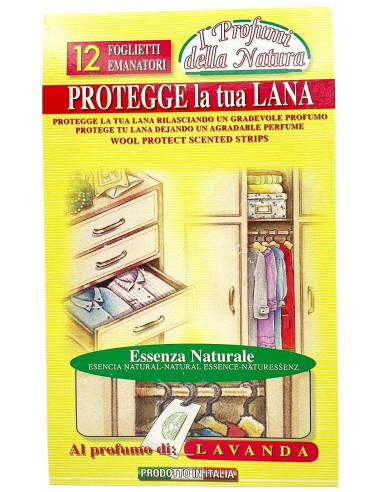 geca 12 fogli salvalana profumati alla lavanda - antitarme: tuttocasashop.live: pulizia e cura della casa