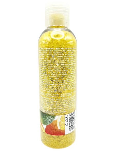 body basics sali da bagno 250 grammi - lime: tuttocasashop.live: igiene e cura della persona