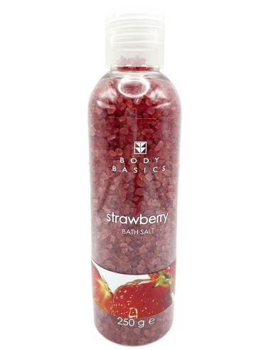 body basics sali da bagno 250 grammi - fragola: tuttocasashop.live: igiene e cura della persona