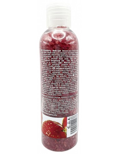 body basics sali da bagno 250 grammi - fragola: tuttocasashop.live: igiene e cura della persona