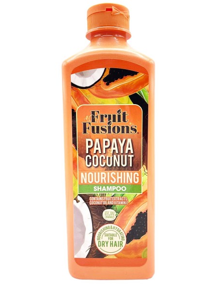 fruit fusions shampoo 600ml - nutriente - papaya e coconut - capelli secchi: tuttocasashop.live: igiene e cura della persona