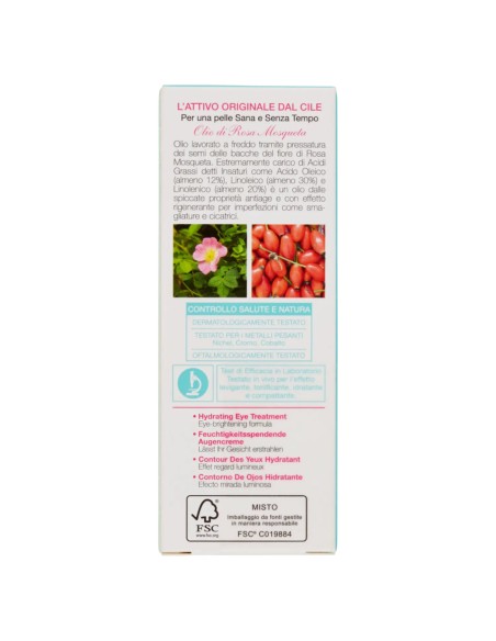 i provenzali bio contorno occhi idratante - 15ml - olio di rosa mosqueta: tuttocasashop.live: igiene e cura della persona