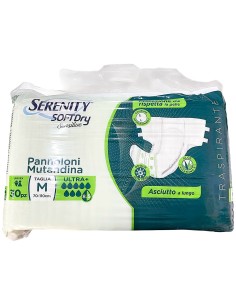 serenity pannoloni mutandina per incontinenti - 30 pezzi - ultra - taglia m: tuttocasashop.live: igiene e cura della persona