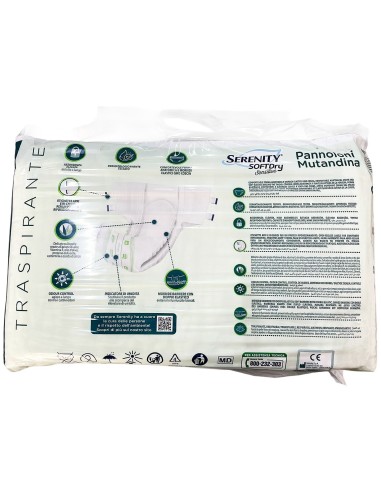serenity pannoloni mutandina per incontinenti - 30 pezzi - ultra - taglia m: tuttocasashop.live: igiene e cura della persona