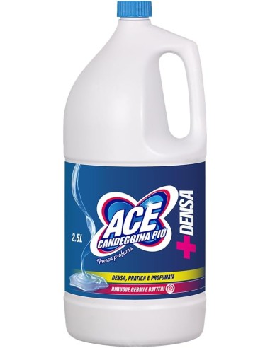 ace candeggina piu' +denso - 2500ml - fresco profumo - casa e bucato: tuttocasashop.live: prodotti per bucato e tessuti