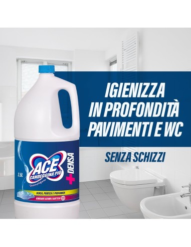 ace candeggina piu' +denso - 2500ml - fresco profumo - casa e bucato: tuttocasashop.live: prodotti per bucato e tessuti