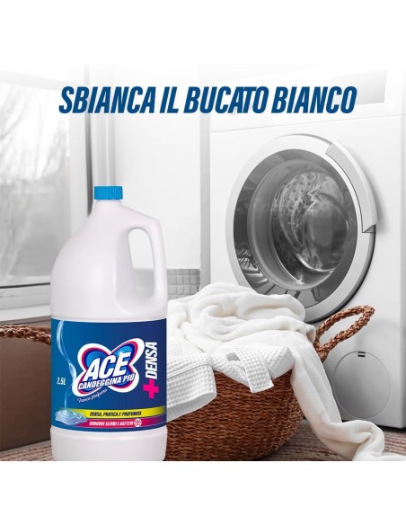 ace candeggina piu' +denso - 2500ml - fresco profumo - casa e bucato: tuttocasashop.live: prodotti per bucato e tessuti