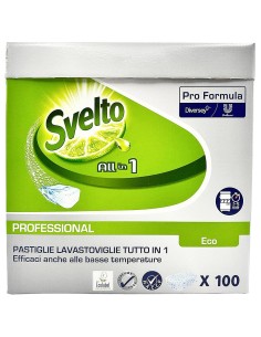 svelto professional - 100 tabs lavastoviglie - tutto in 1 - h.a.c.c.p.: tuttocasashop.live: pulizia e cura della casa