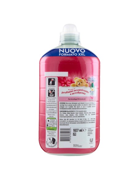 coccolino ammorbidente concentrato xxl 87 lavaggi 1827ml peonia rossa e mela: tuttocasashop.live: prodotti per bucato e tessuti