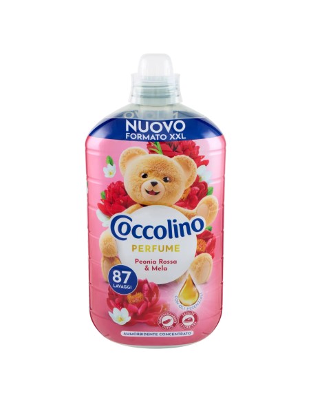 coccolino ammorbidente concentrato xxl 87 lavaggi 1827ml peonia rossa e mela: tuttocasashop.live: prodotti per bucato e tessuti