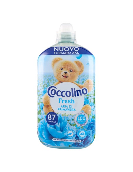 coccolino ammorbidente concentrato - xxl 87 lavaggi 1827ml - primavera: tuttocasashop.live: prodotti per bucato e tessuti
