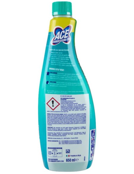 ace gentile spray 650ml sgrassa le superfici - smacchia il bucato - ricarica: tuttocasashop.live: pulizia e cura della casa