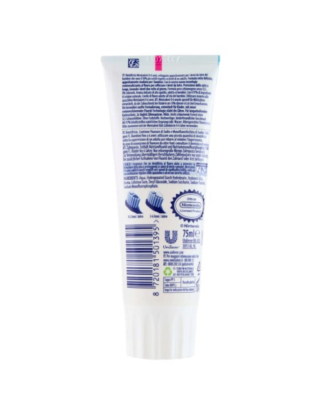 mentadent kids dentifricio 75ml - bambini 0-6 anni - gusto frutta: tuttocasashop.live: igiene e cura della persona