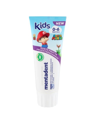 mentadent kids dentifricio 75ml - bambini 0-6 anni - gusto frutta: tuttocasashop.live: igiene e cura della persona