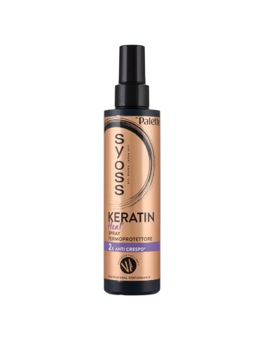syoss by palette hair keratin heat spray 200ml - termoprotettore per capelli: tuttocasashop.live: igiene e cura della persona