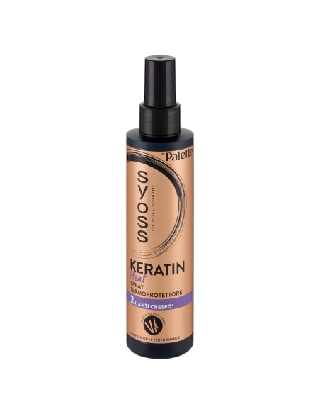 syoss by palette hair keratin heat spray 200ml - termoprotettore per capelli: tuttocasashop.live: igiene e cura della persona