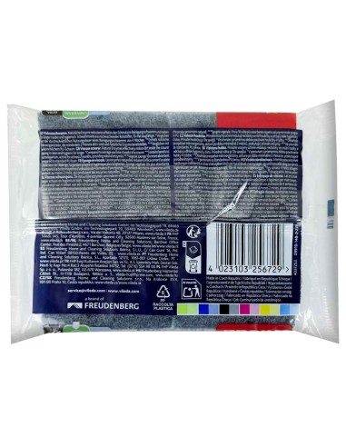 vileda pro clean spugne con abrasivo - 2 pezzi - viscosa: tuttocasashop.live: pulizia e cura della casa
