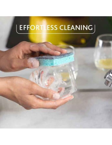 vileda pro clean spugne con abrasivo - 2 pezzi - viscosa: tuttocasashop.live: pulizia e cura della casa